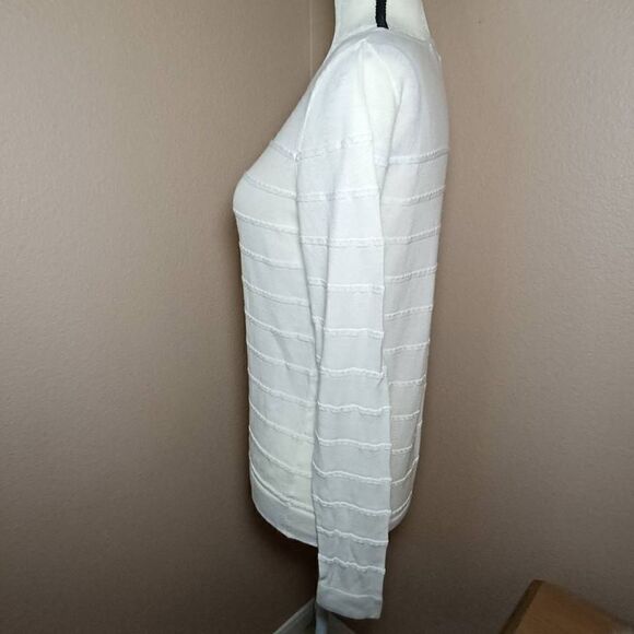 Loft cream long sleeve blouse Size M - Picture 2 of 7